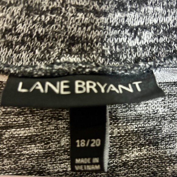 Lane Bryant 18/20 W Short Sleeve Open Front Cocoon Cardigan Sweater Heather Gray - Picture 5 of 8